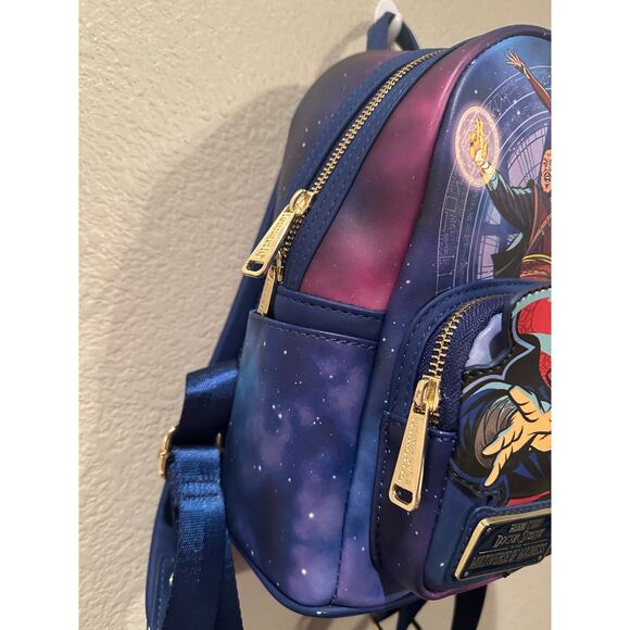 NWT Marvel Disney Loungefly Dr. Strange Multiverse Avengers Wallet AND Backpack - Picture 4 of 13
